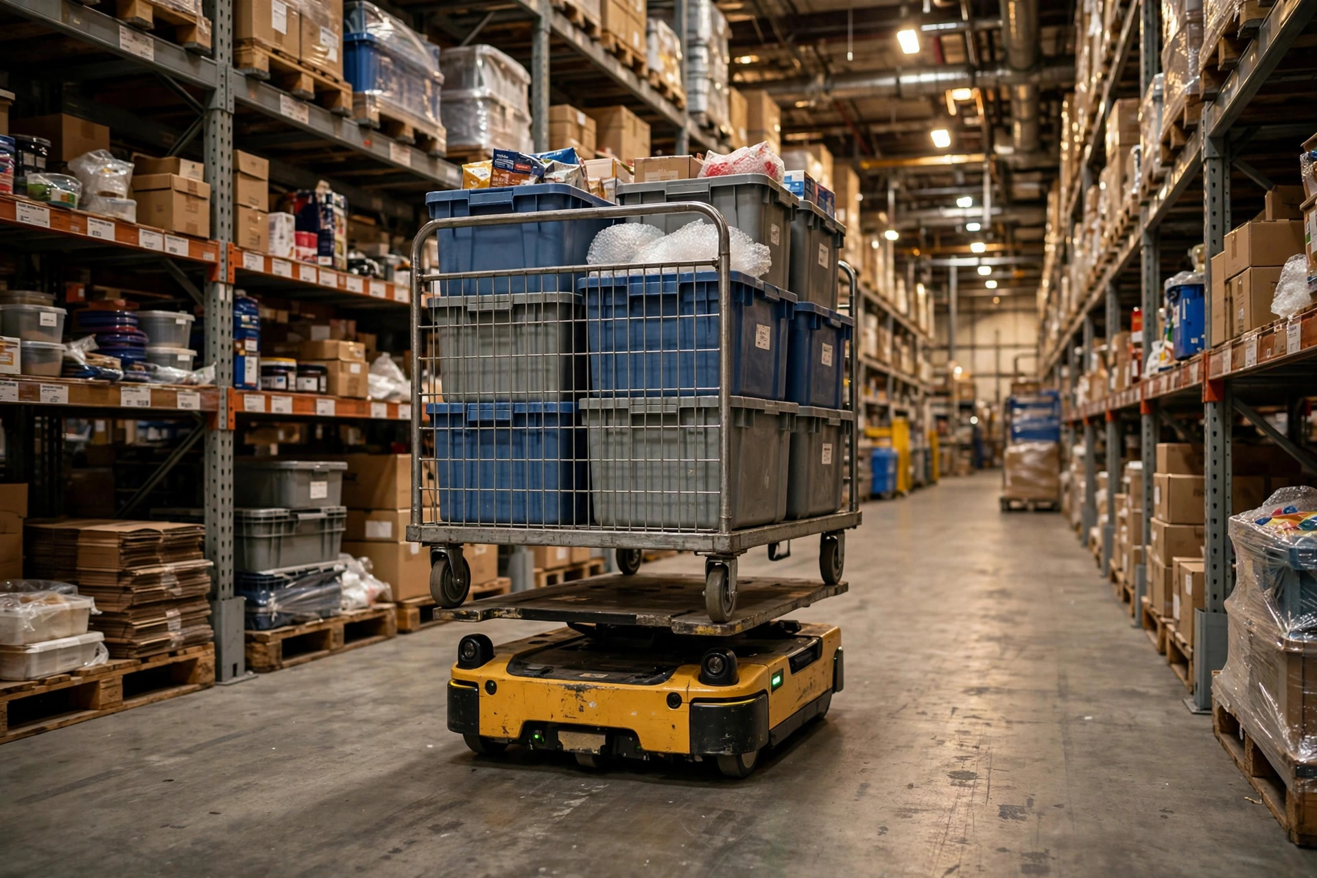 AMRs de elevação vs de garfos: deixe que seus pallets e racks escolham o vencedor