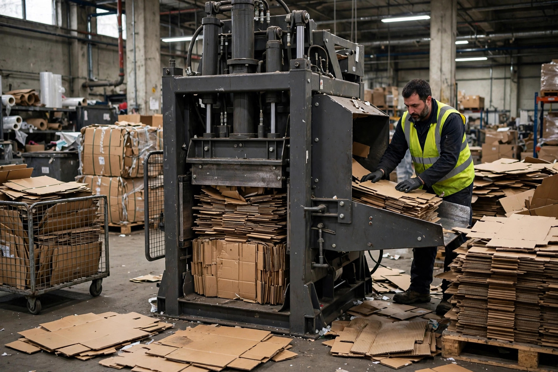 Is a Cardboard Baler Worth It? The Three-Line Math on Cartons, Scrap Prices, and Labor