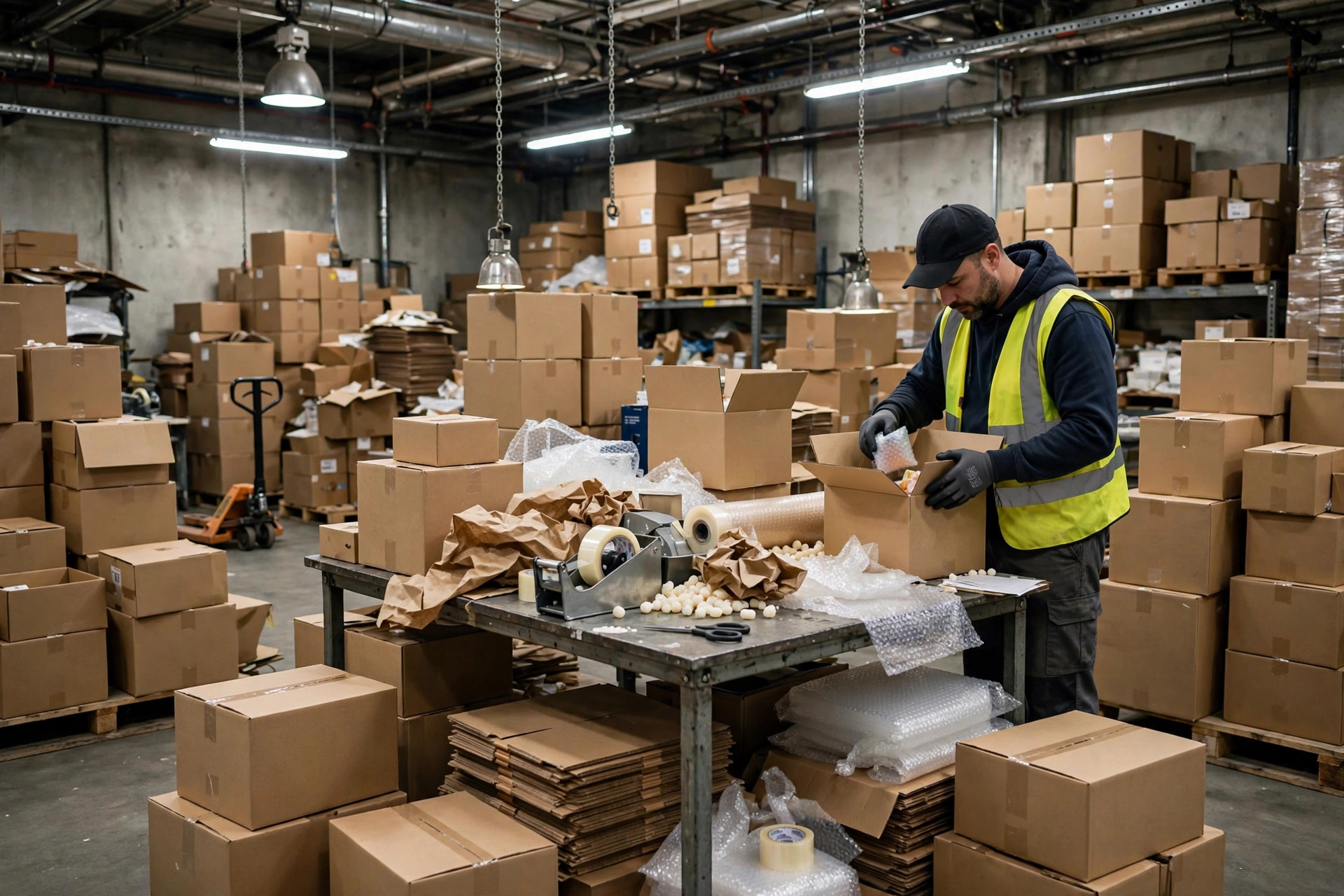 Combien de tailles de carton pour 300 SKU ? La mathématique de la standardisation qui réduit le coût d'emballage