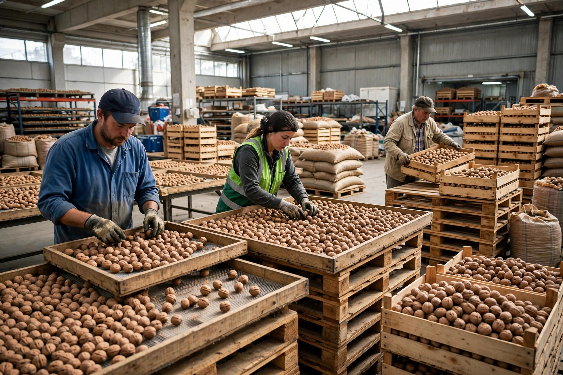 Chile Walnut Export Warehousing: Drying and Rancidity Control from Central Valley to Valparaíso Port