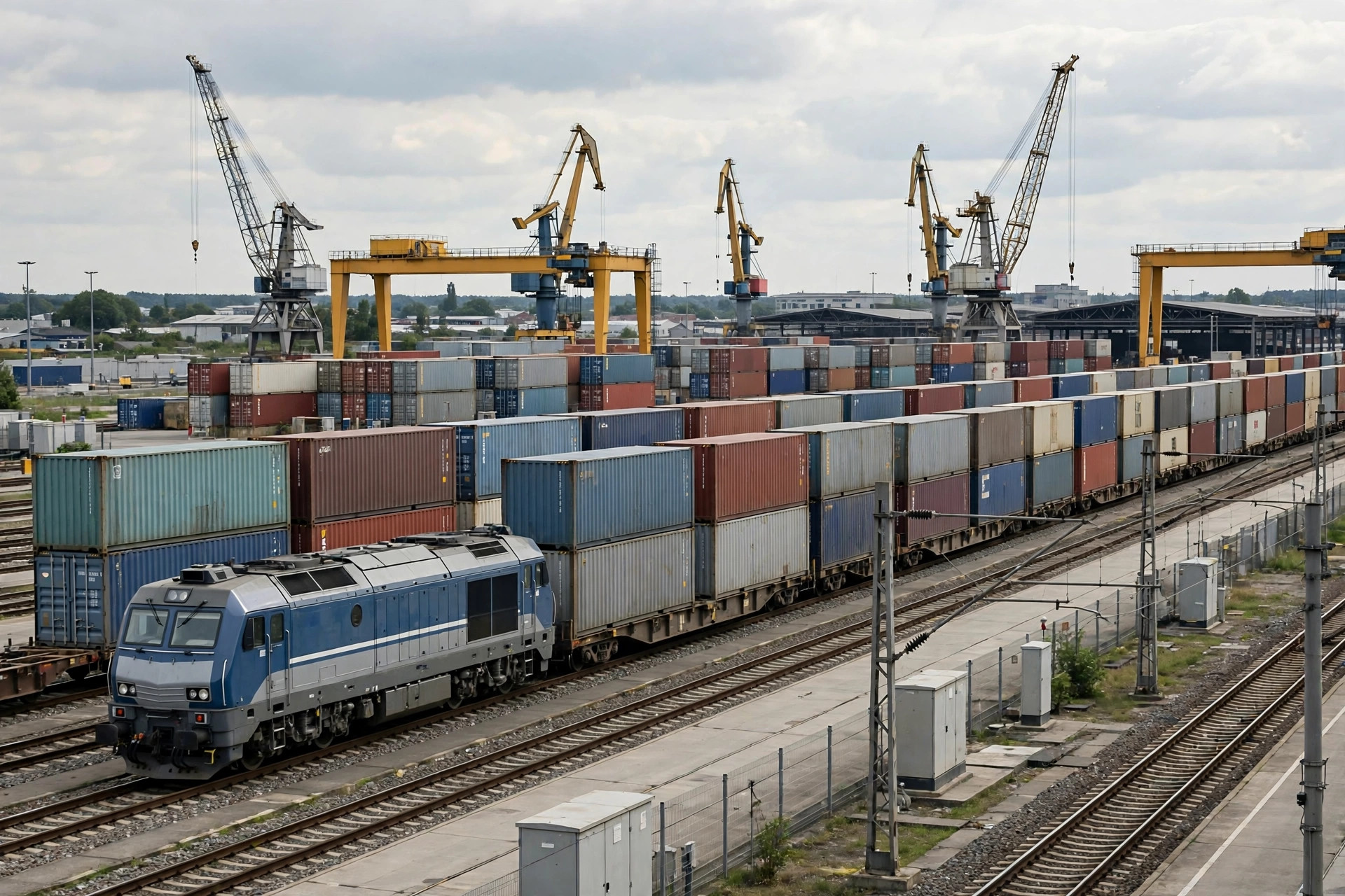 Entrepôts de consolidation du fret ferroviaire Chine-Europe : LCL, opérations du terminal et le calcul du temps de transit