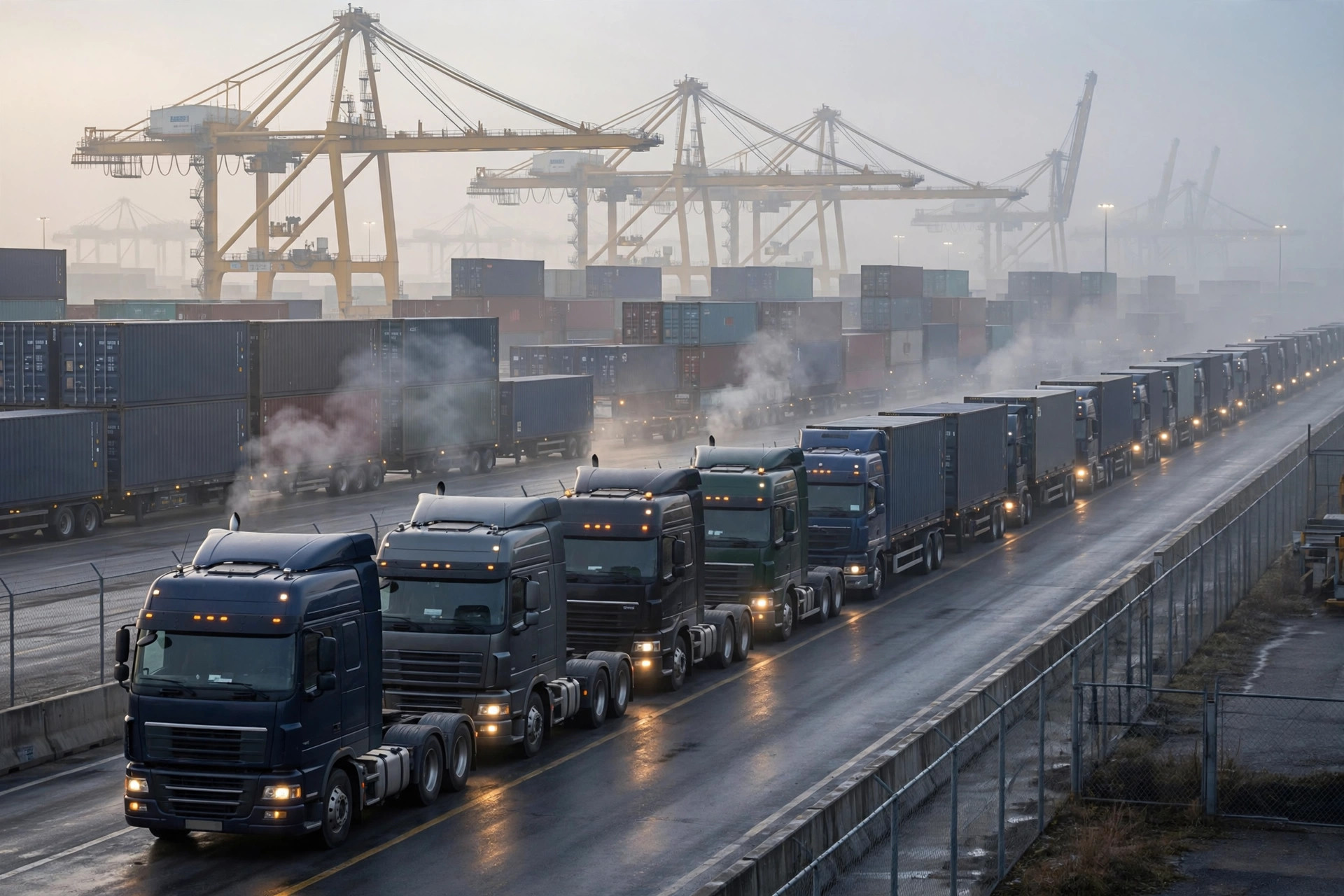 À vide : ce que coûte vraiment un trajet à vide jusqu'au port, et comment cesser de le payer