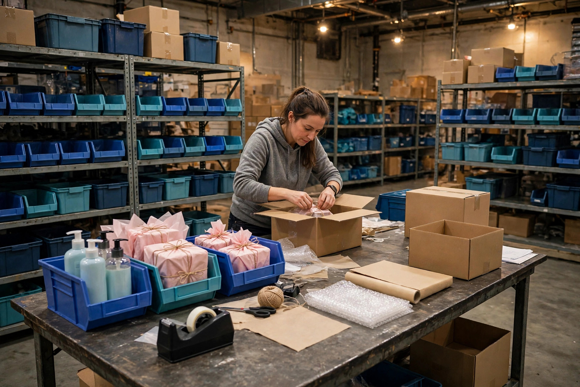 "Almacenaje de componentes para kitting en e-commerce: deja de hacer correr maratones a tus pickers"