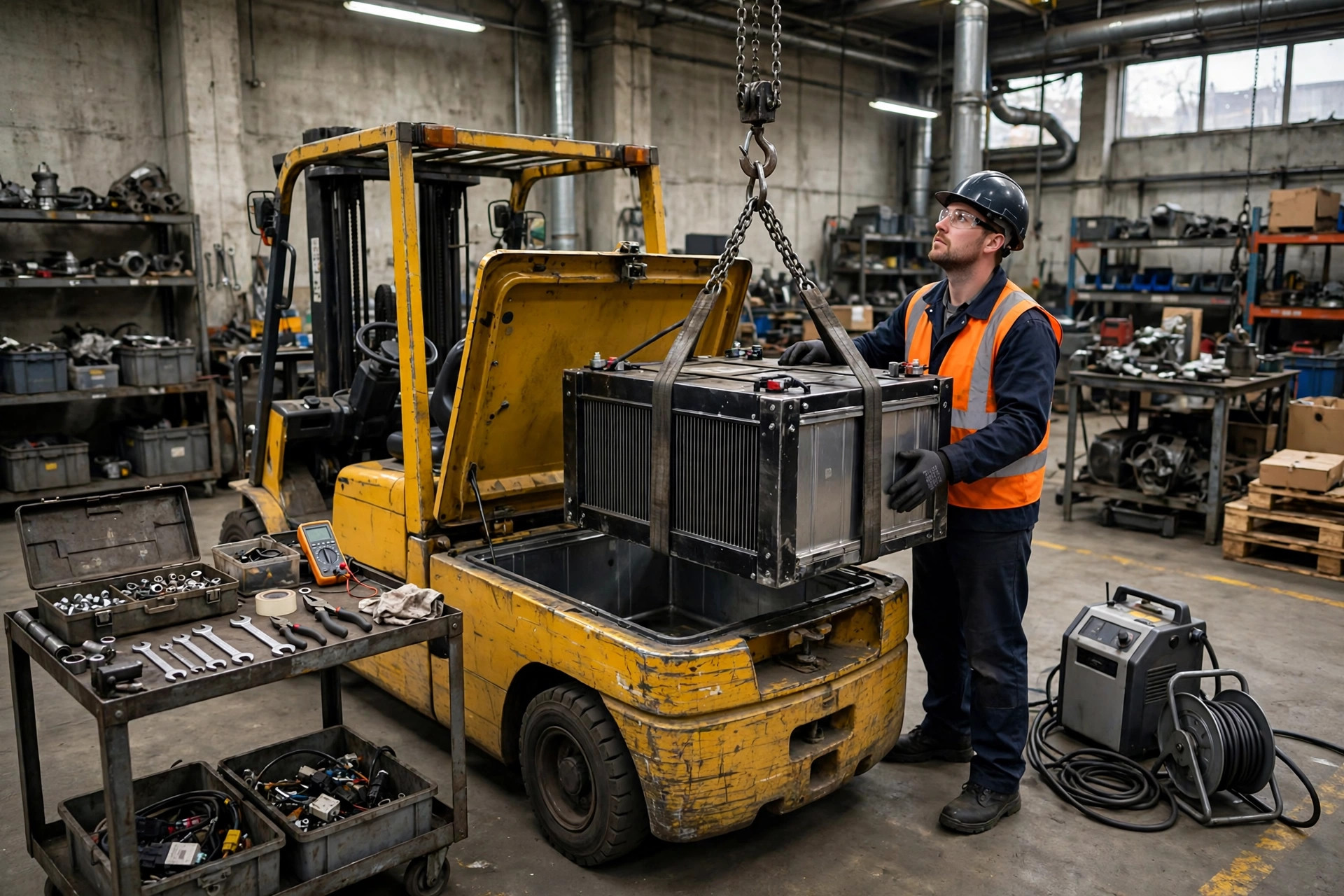 Forklift Lithium Battery Conversion Retrofit: Voltage, Ballast, and Charging — Do the Math First