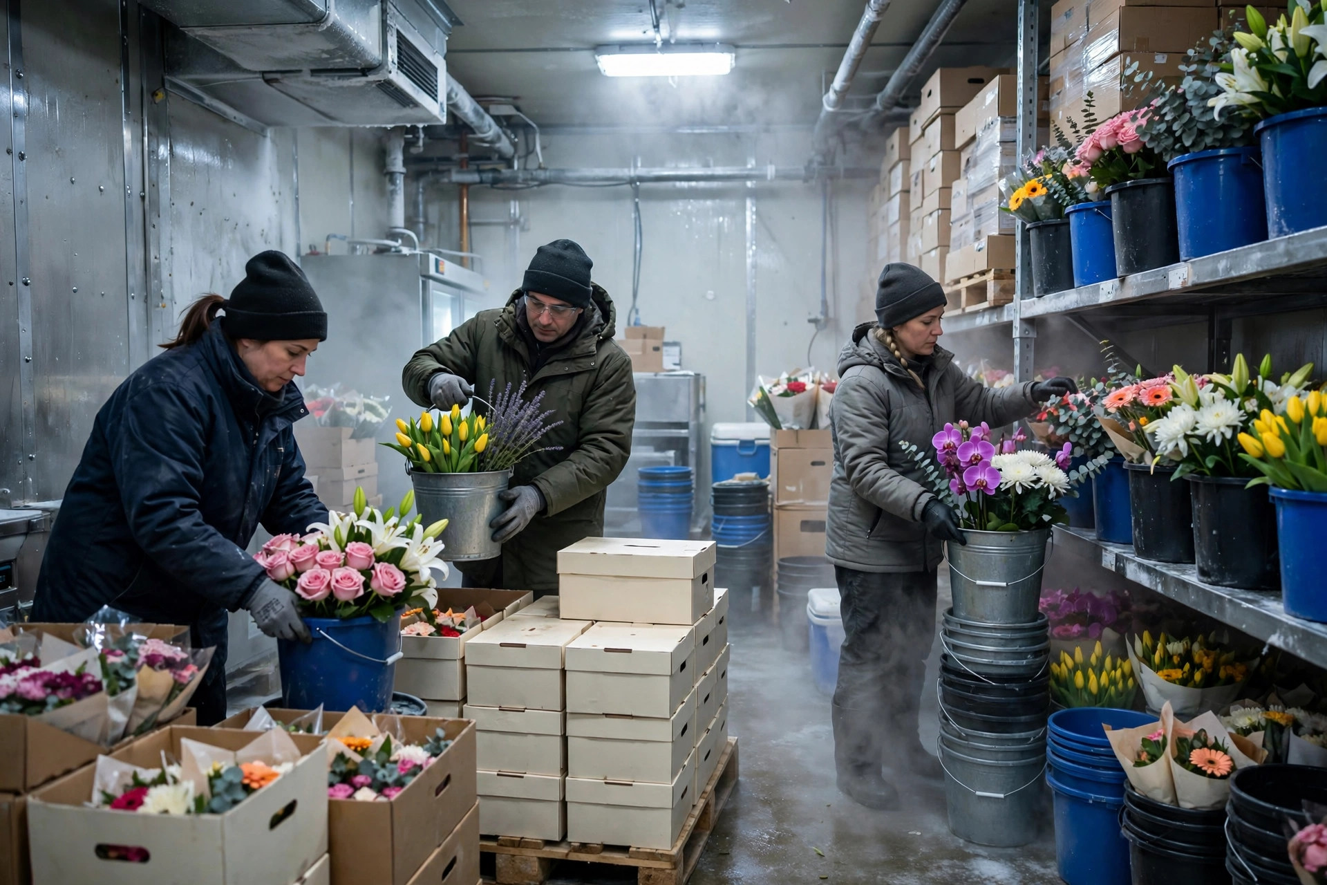 La bouée de sauvetage de 48 heures du e-commerce floral : chaîne du froid, heures limites et démarque