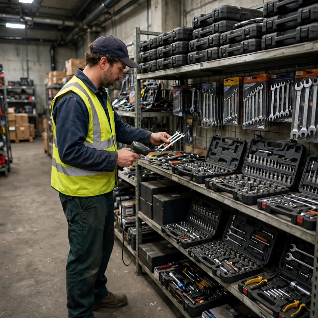 Hardware tool warehouse order picking