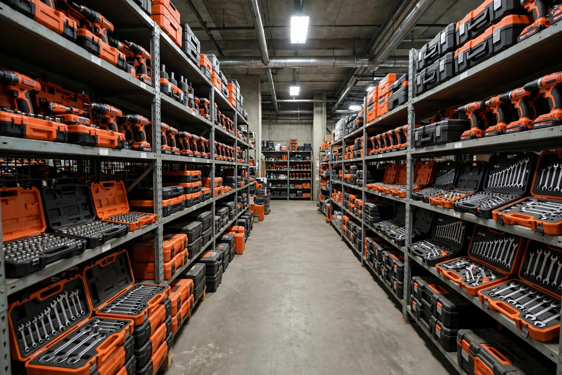 Entrepôt e-commerce d'outillage : slotting et picking quand les SKU sont lourds, en pagaille et se comptent par dizaines de milliers