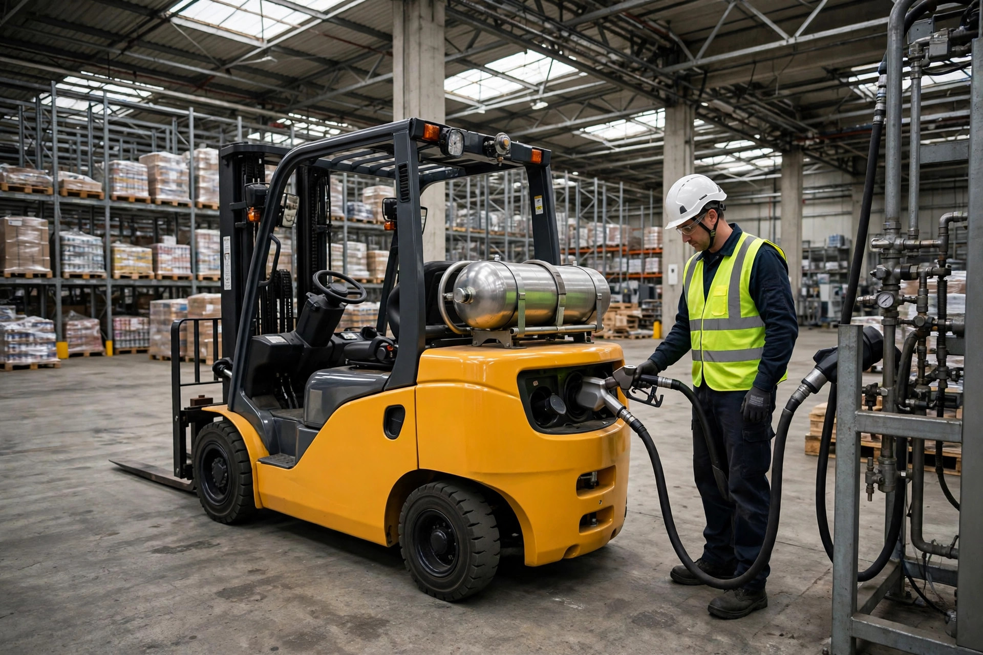 Hydrogen Fuel Cell Forklift Guide: Refueling Stations, Range, and When the Math Works