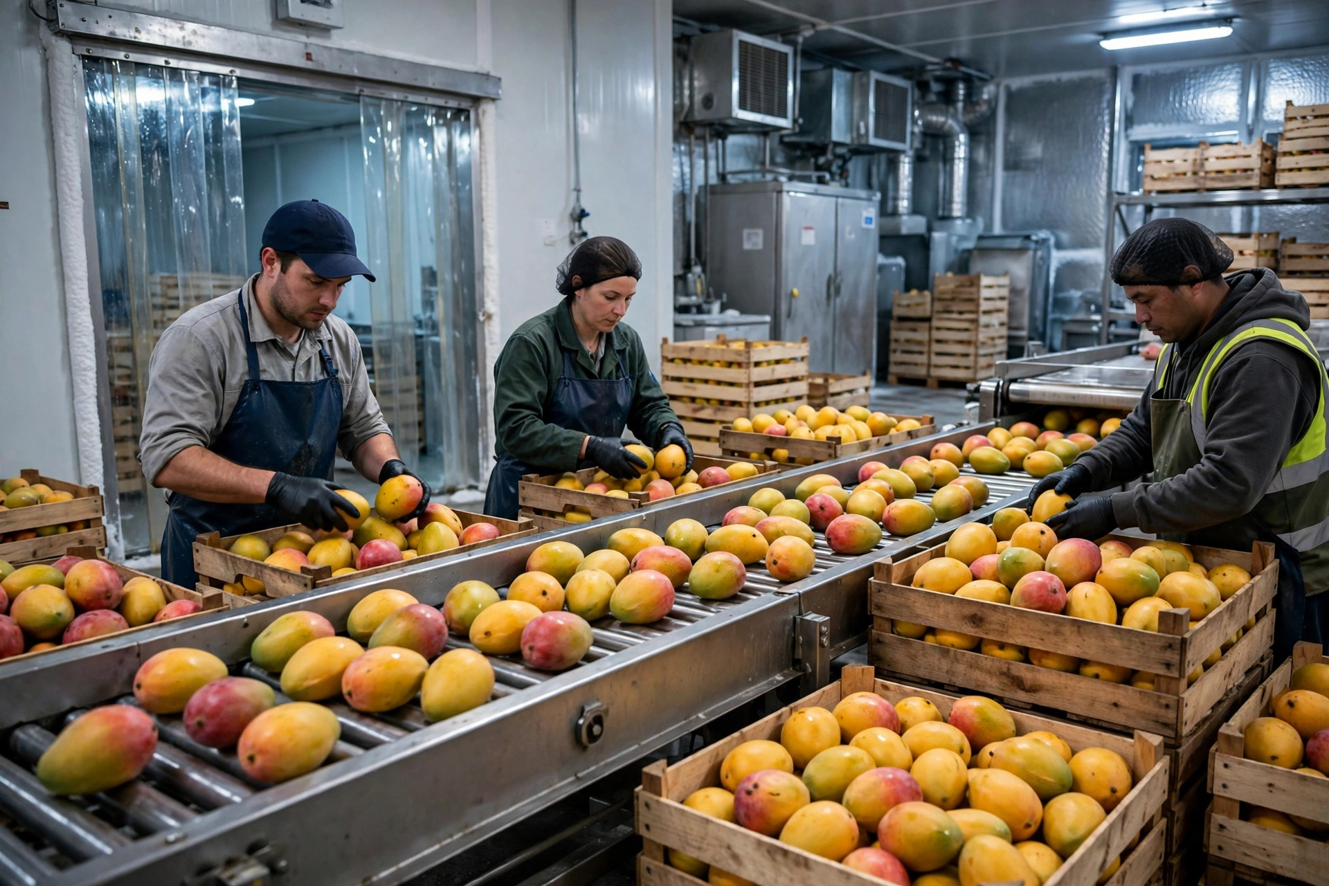 India Alphonso Mango Cold Chain: Packhouse, Treatment Lines, and Pre-Cooling