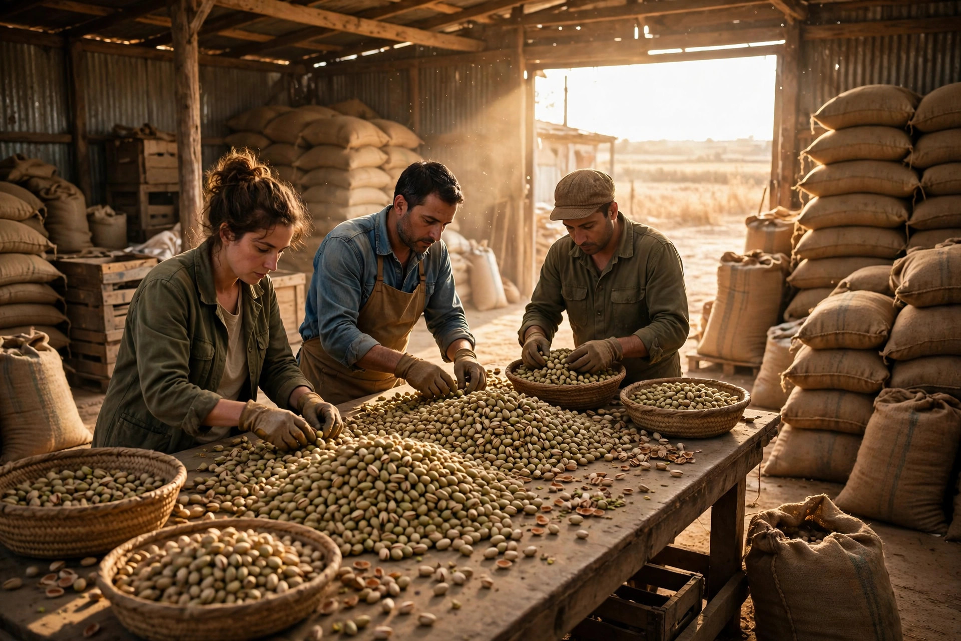 Iran Pistachio Export Warehousing: Grading and Moisture Control from Rafsanjan to Bandar Abbas