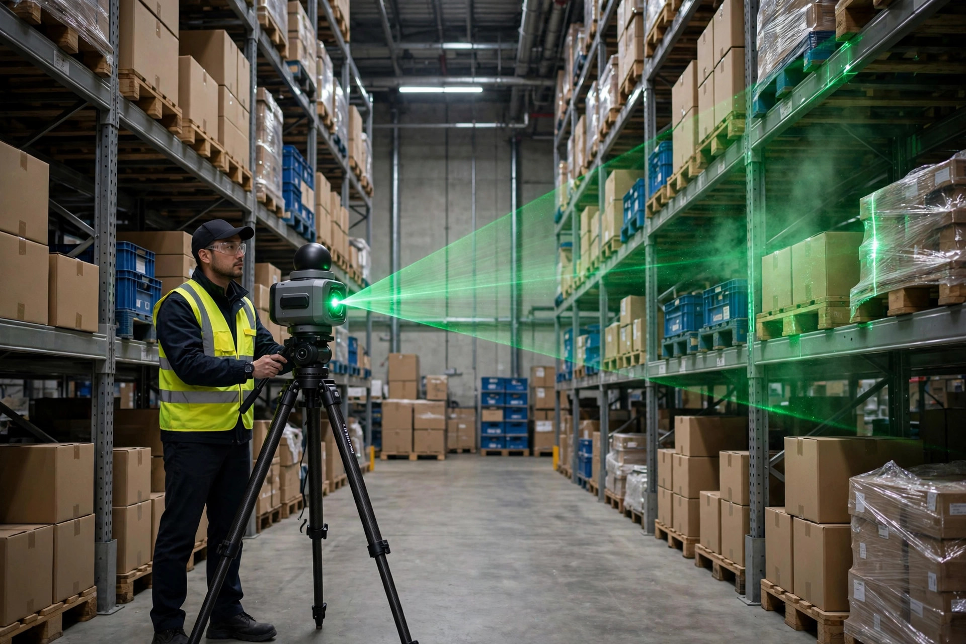 Scannage LiDAR des racks d'entrepôt : le comptage d'inventaire par nuage de points 3D passé au crible — précision et coût