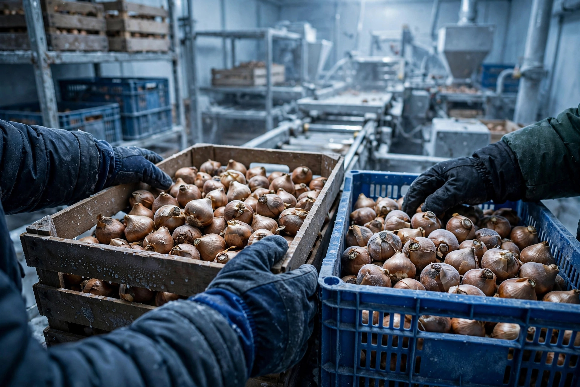 荷兰郁金香种球出口冷链仓库:温度错一度,整柜货就可能白跑一趟
