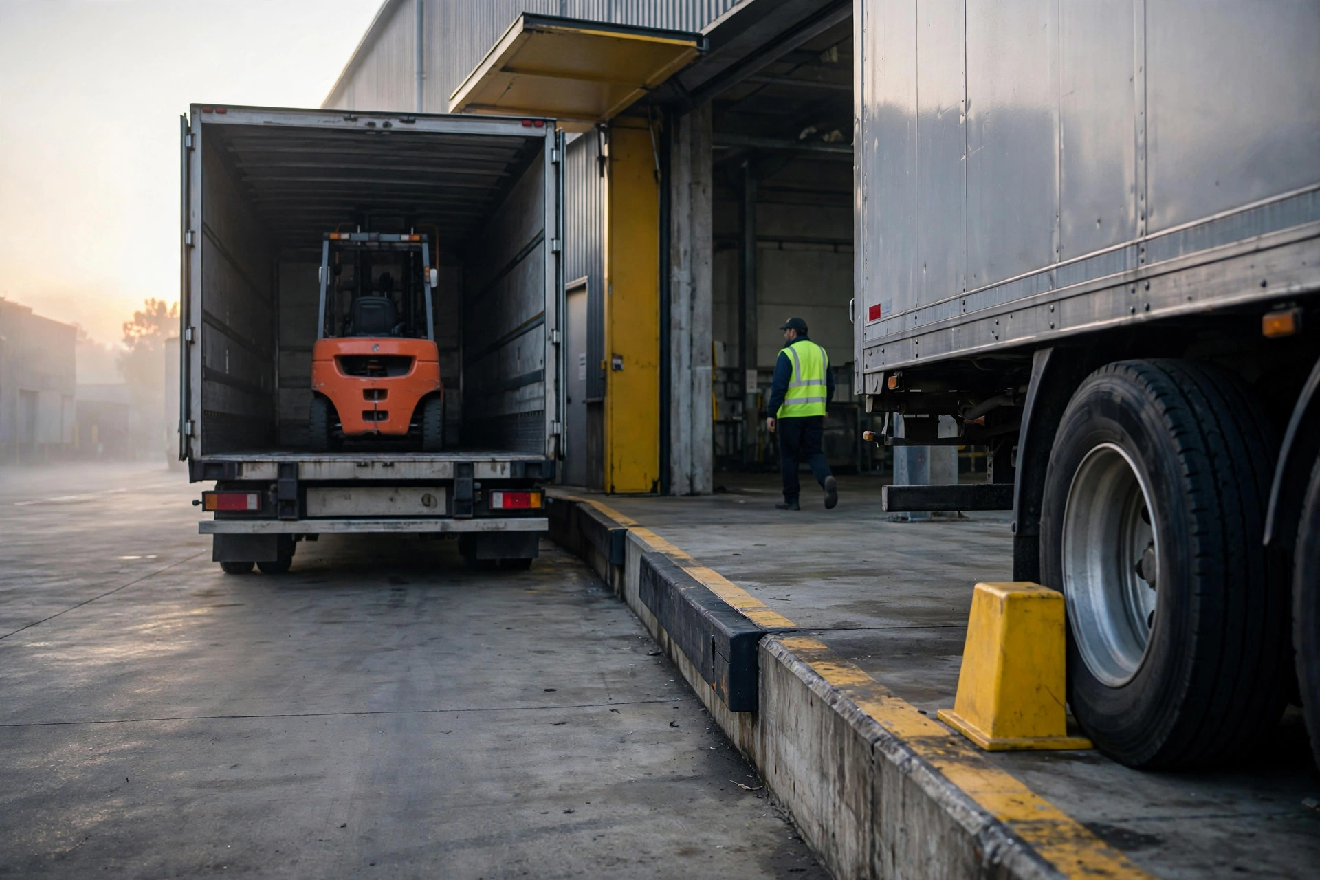 Seguridad en muelles de carga bajo OSHA: cuñas de rueda, retenedores de tráiler y las dos formas en que los tráilers matan