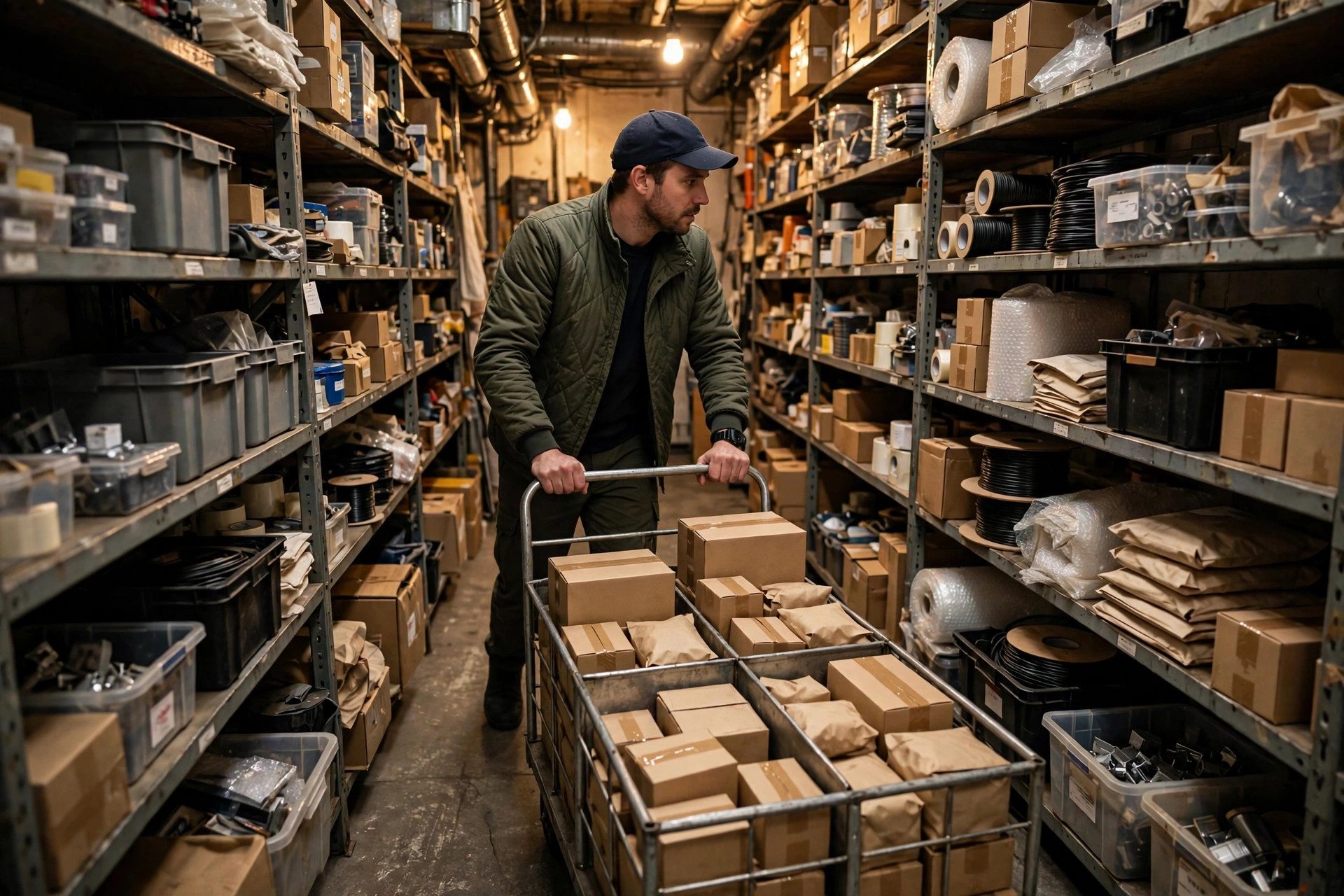 Pick Carts vs Cage Trolleys: The Picking Equipment Math for Small High-Mix Warehouses