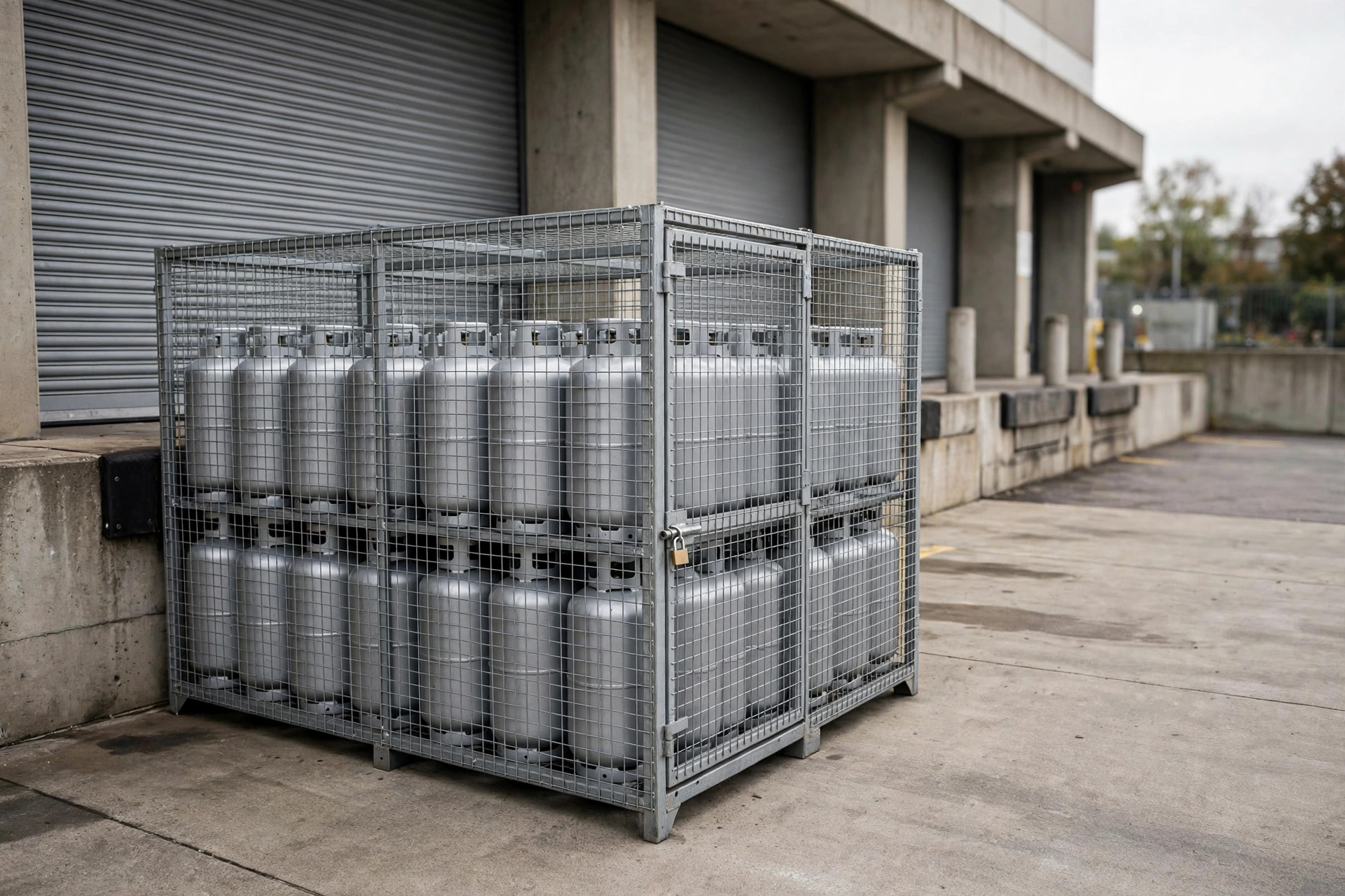 Cage de stockage pour bouteilles de propane : exigences OSHA et checklist de conformité d'entrepôt