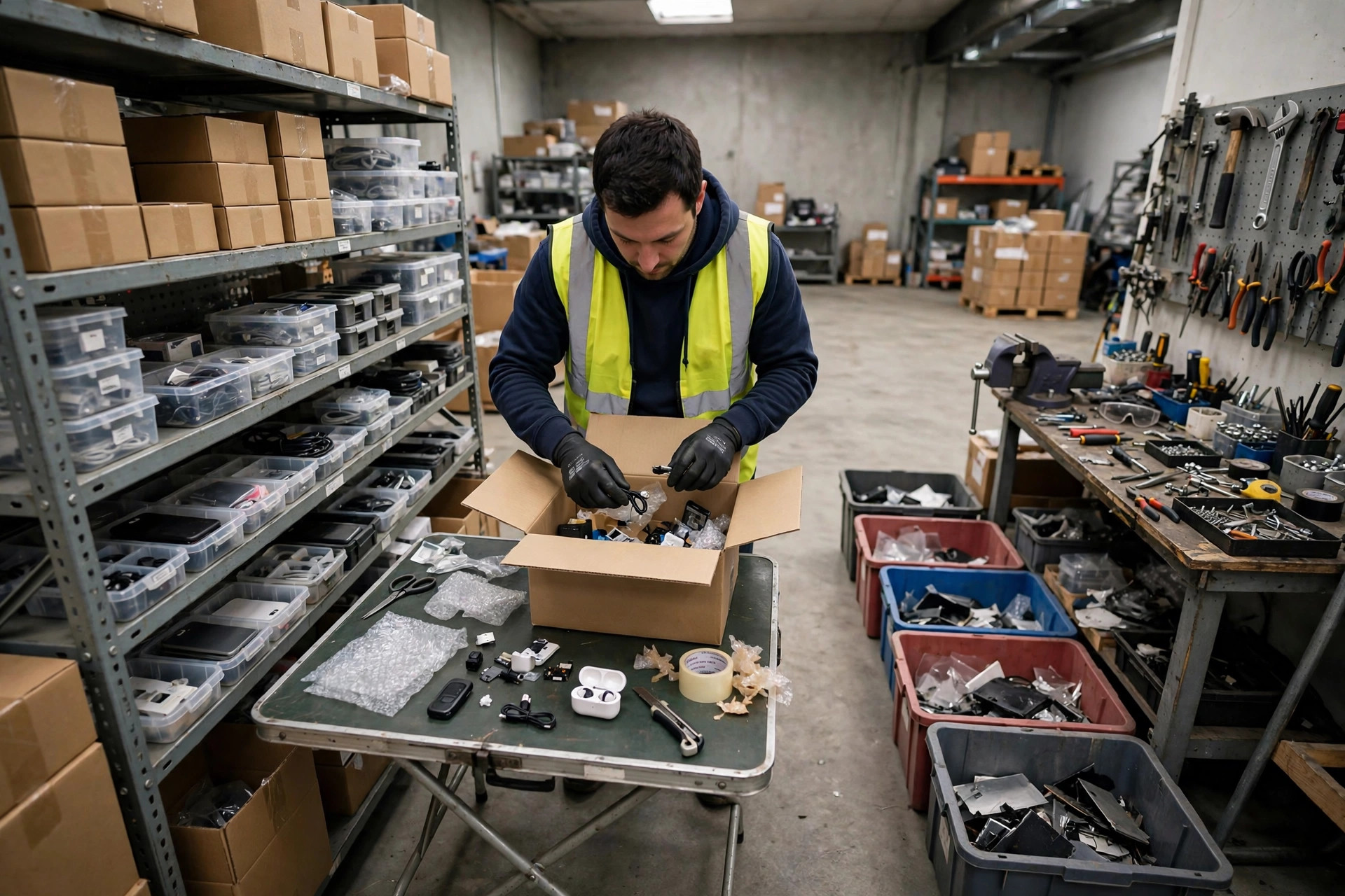 Flux de remise en stock des retours : comment notre petit entrepôt fait passer les retours par le contrôle qualité, la réparation, puis de nouveau en rayon