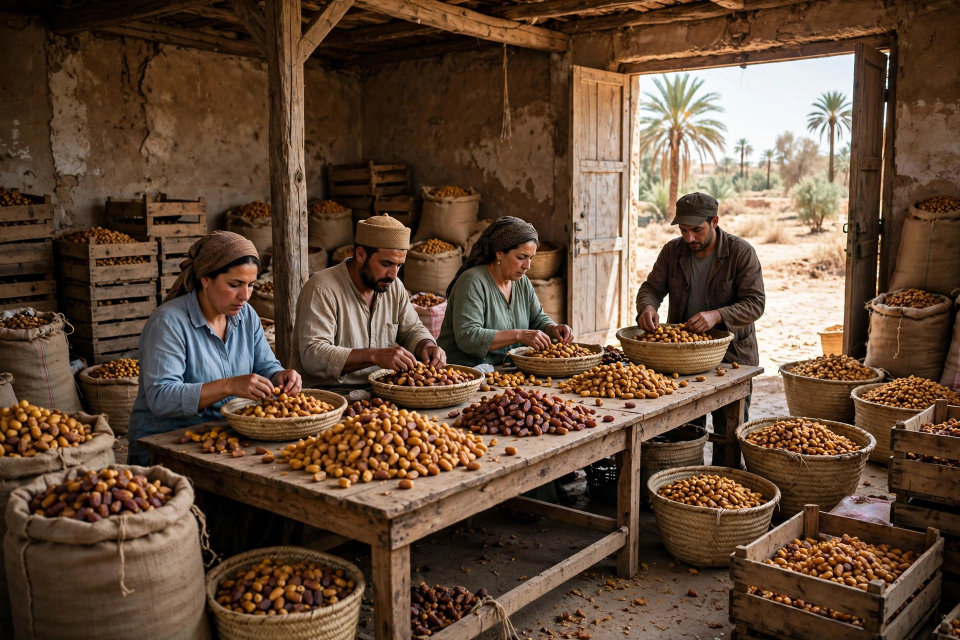 Tunisia Dates Export Warehouse: From Tozeur Oases to European Shelves, Pest, Moisture and Grading