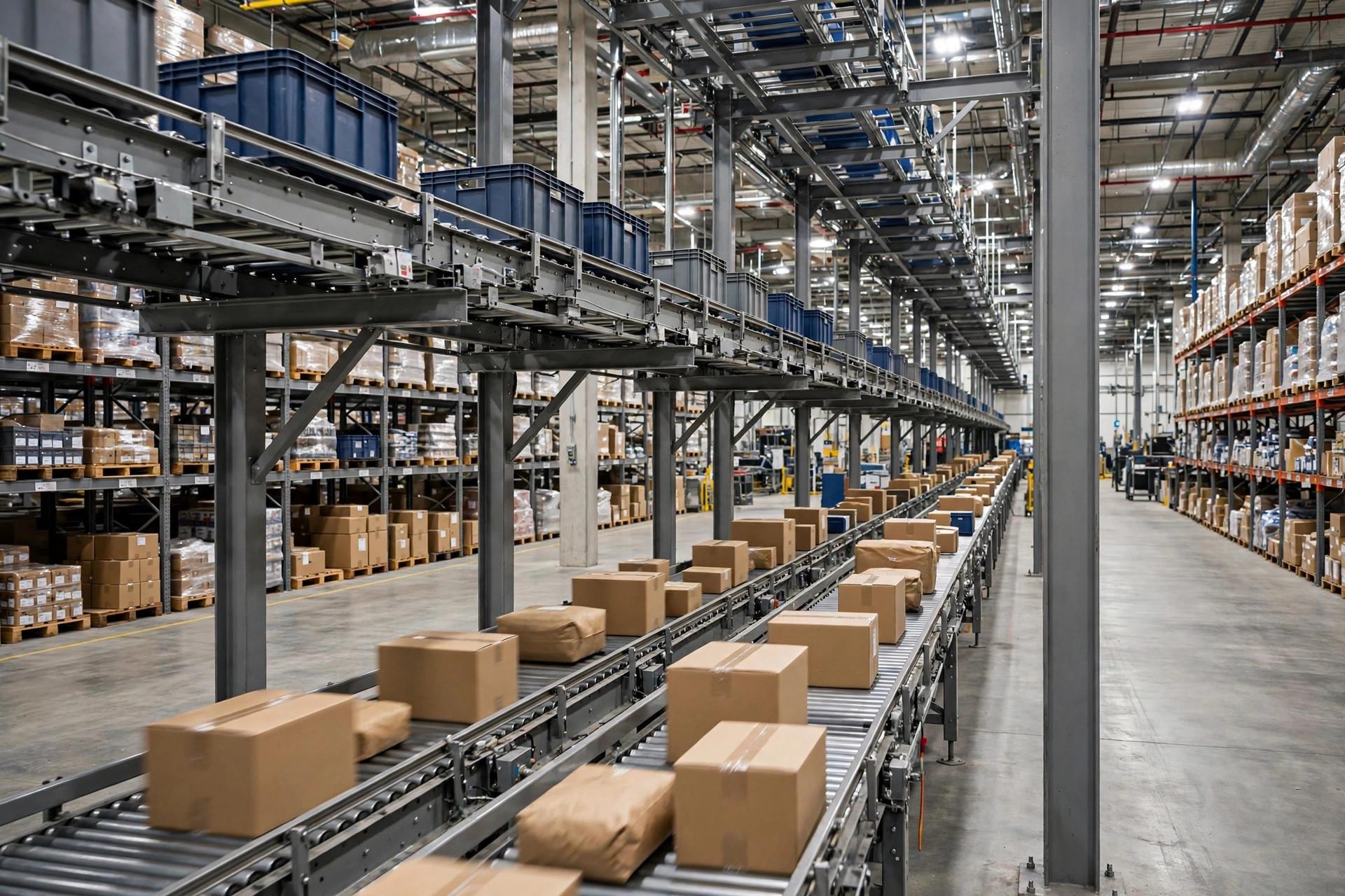 Two-Tier Conveyors: Upper-Level Returns, Lower-Level Outbound — Design Wins and Maintenance Traps