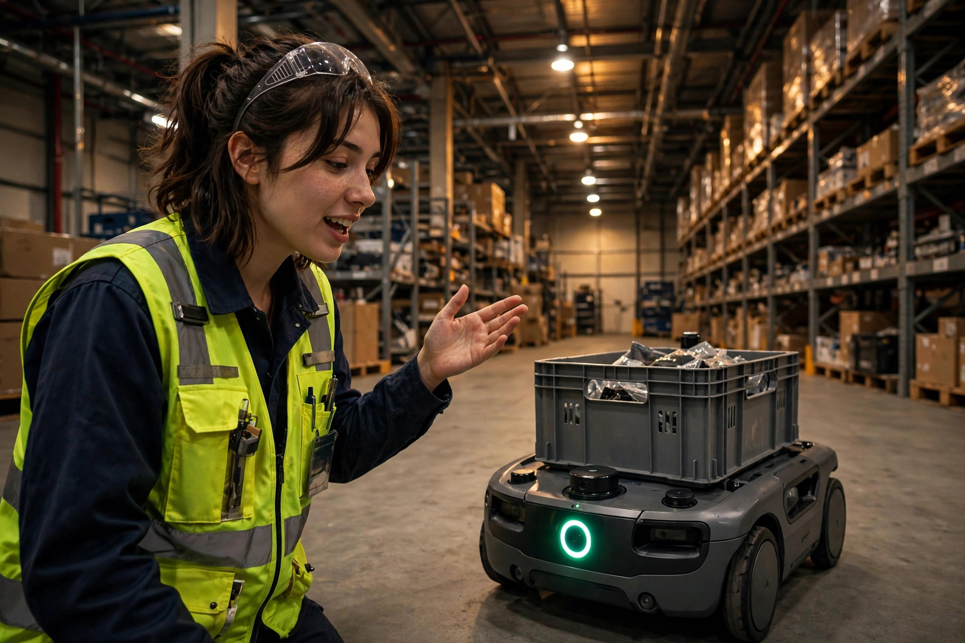 Modèles VLA : à quelle distance est le « parlez au robot et il dispatch » du plancher d'entrepôt ?