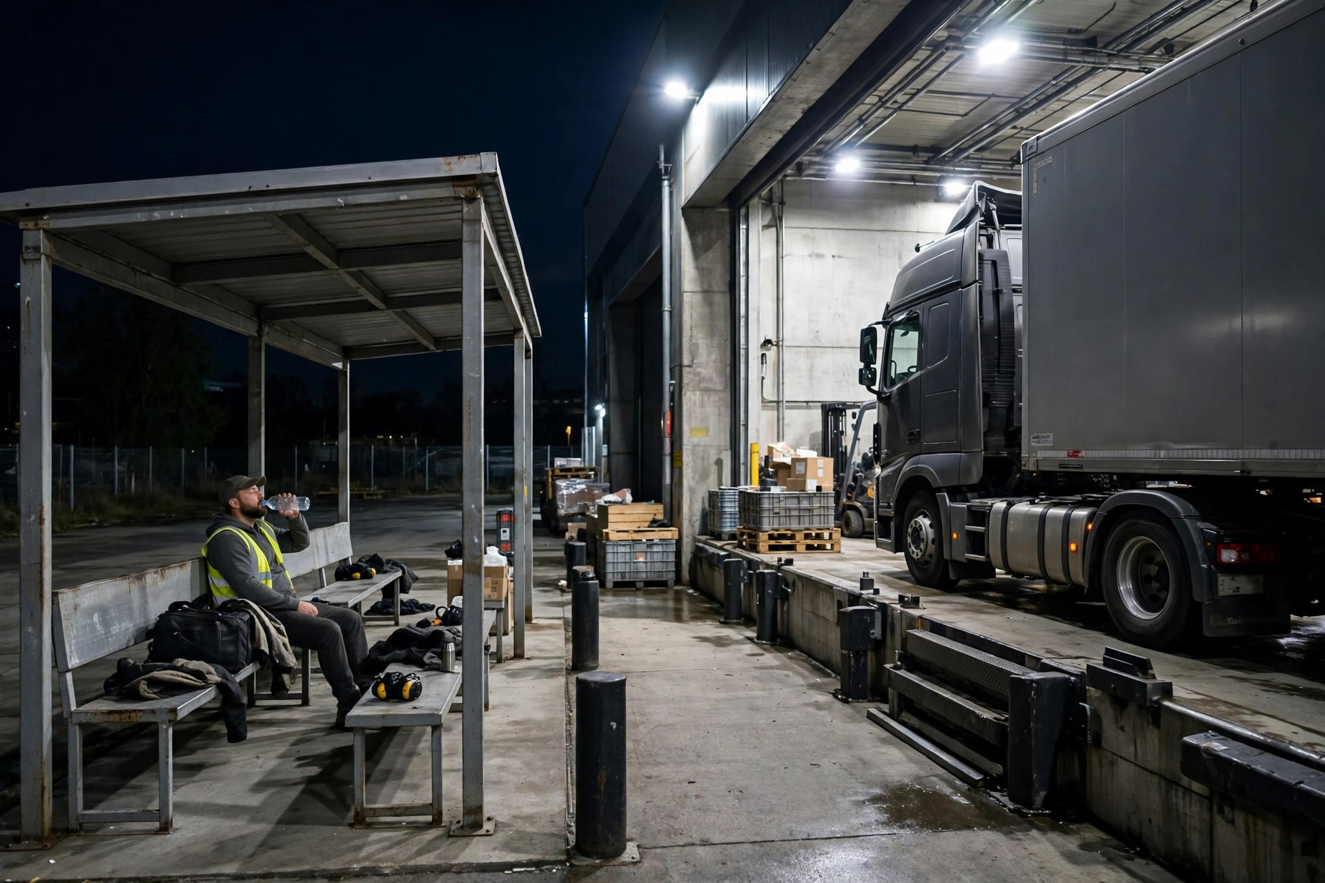 Driver Fatigue Management at the Warehouse: Driving Hours, Night Handoffs and Yard Speed Limits