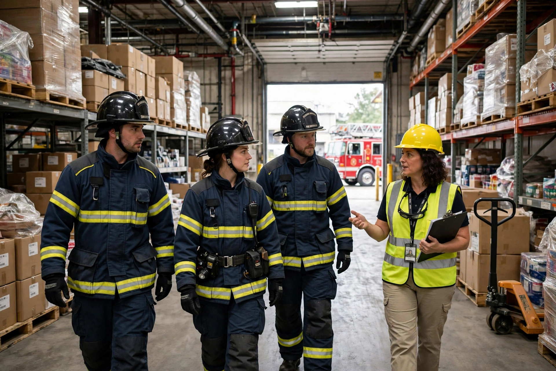 Warehouse Fire Pre-Incident Plan: Walk Your Local Fire Department Through Before the Alarm
