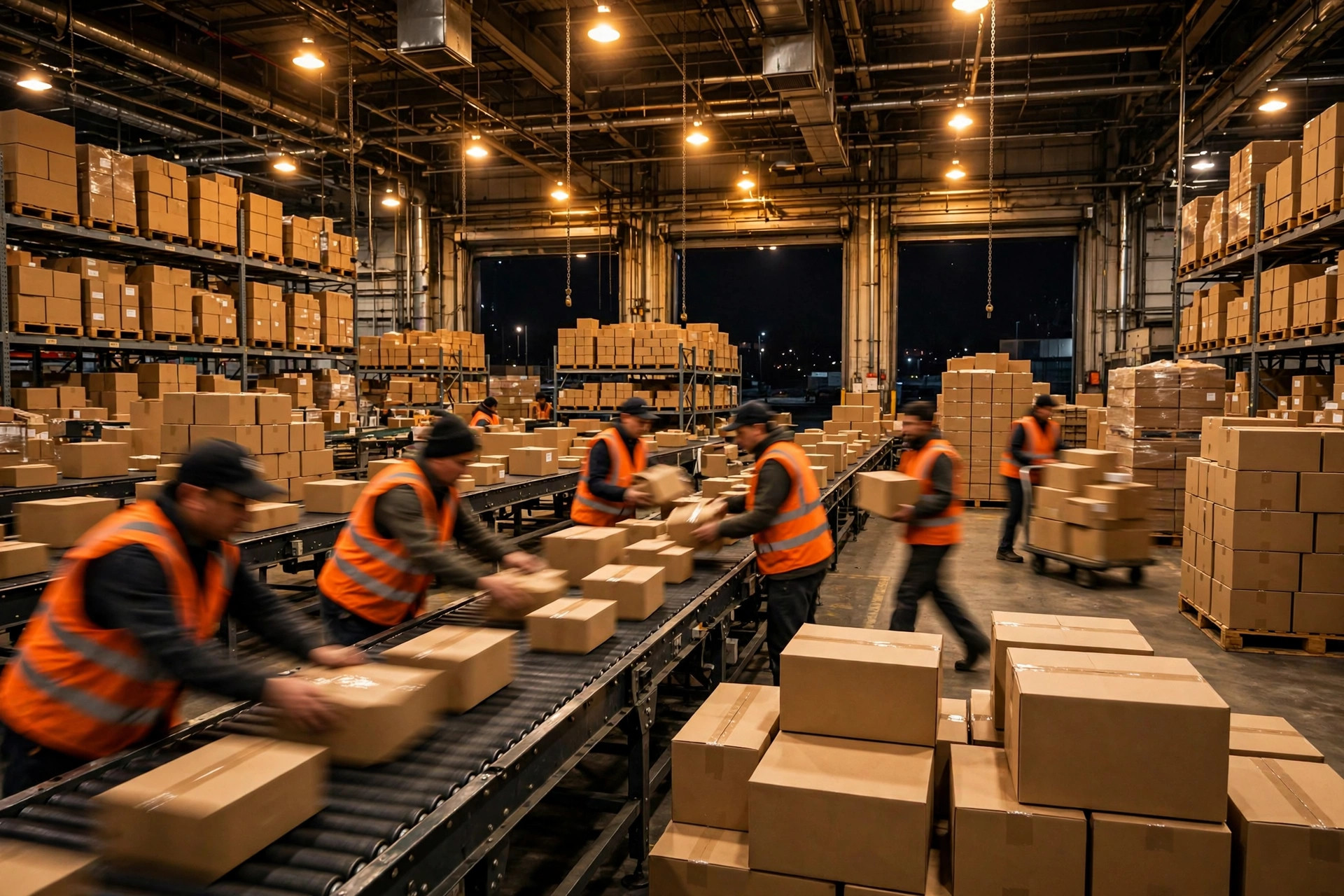 Hora extra obrigatória na alta temporada: onde a "hora extra voluntária" cruza a linha nos armazéns americanos