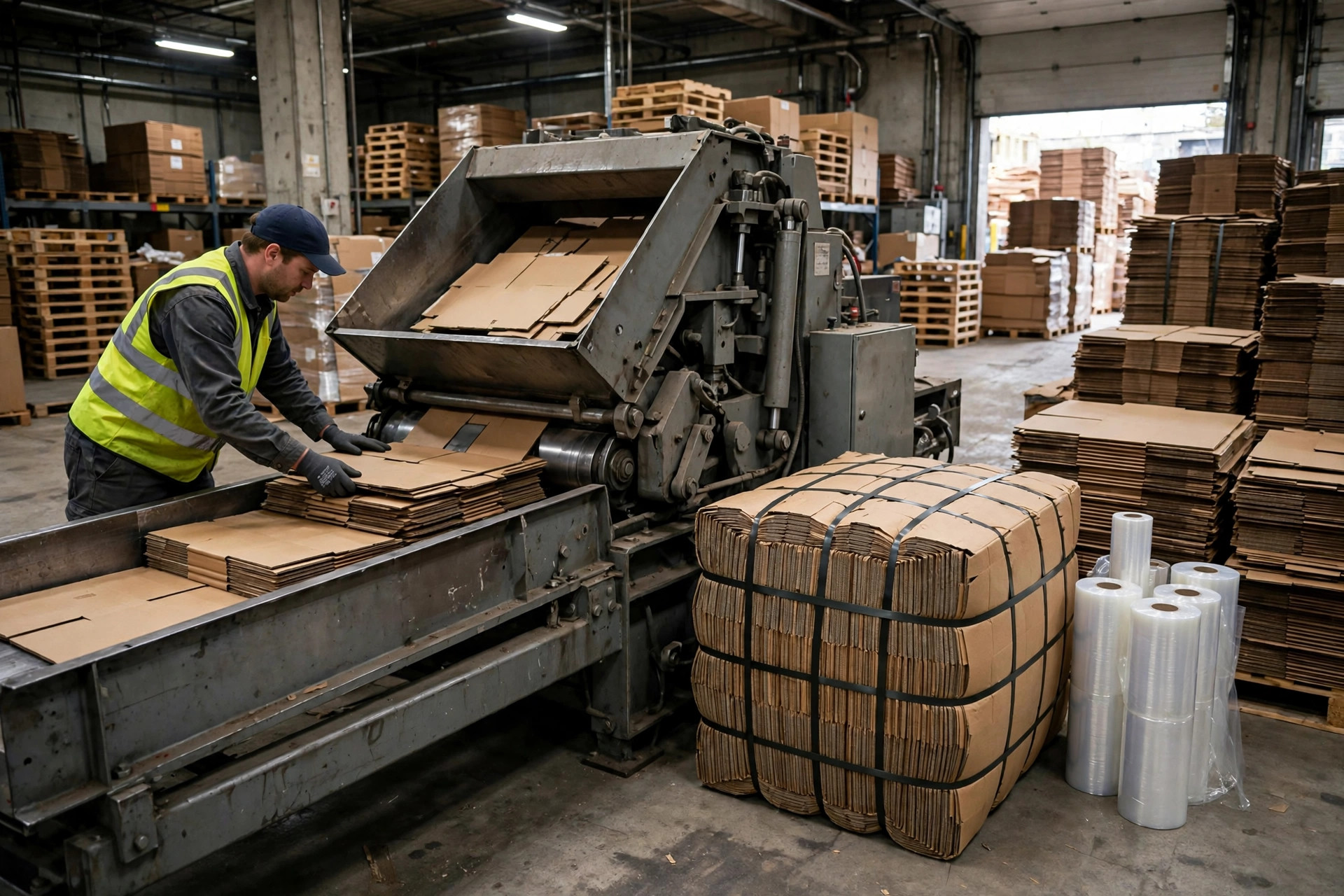 Warehouse Packaging Waste Recycling: Balers, Scrap Prices and Haulage, Turning Waste Into Money