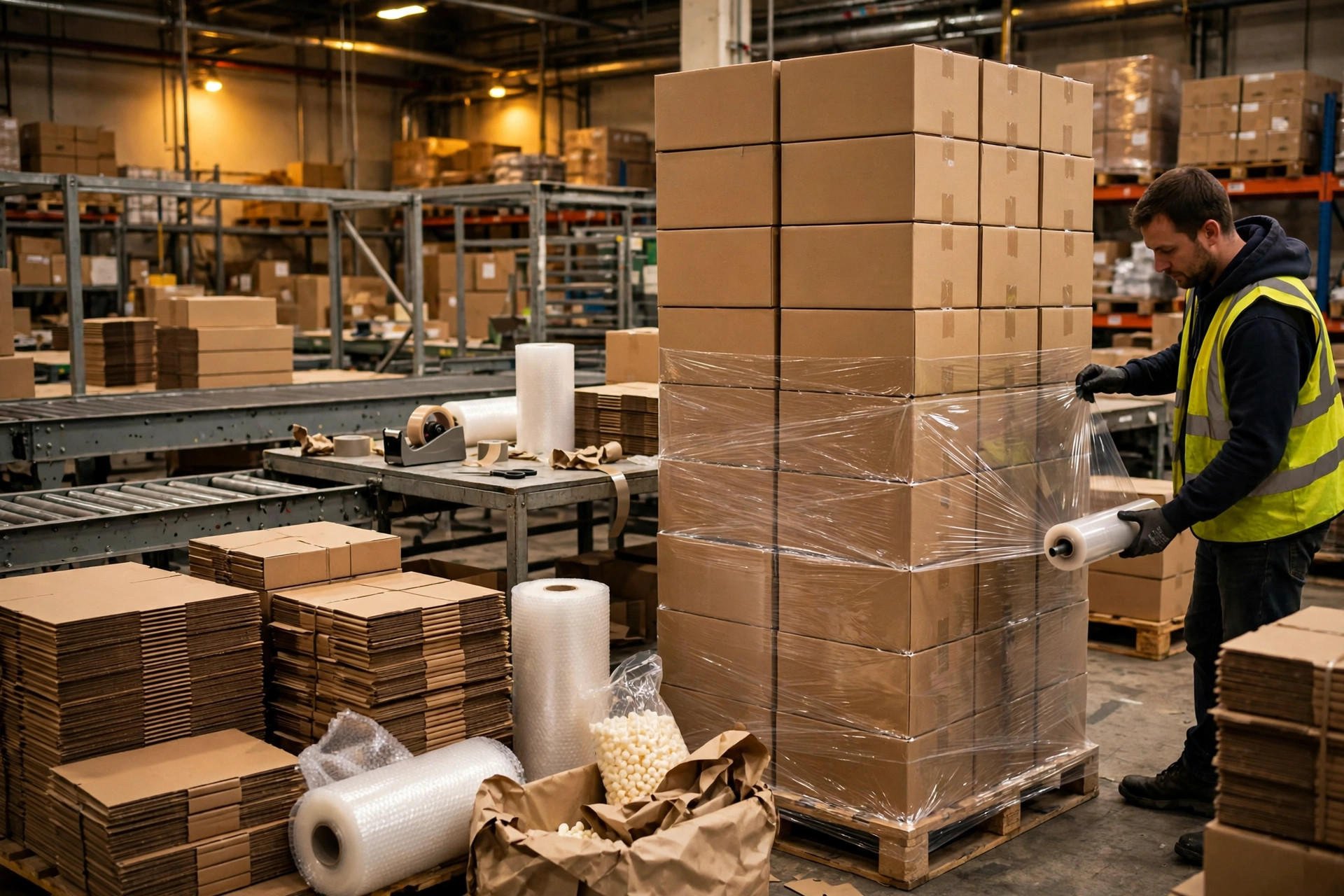 Warehouse Packaging Waste Reduction: What Oversized Boxes, Stretch Film, and Fillers Really Cost You