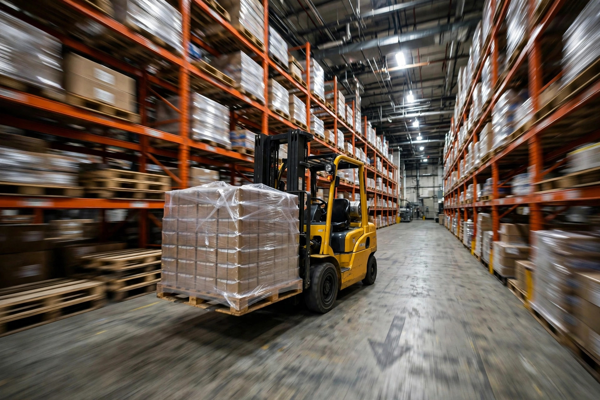 Conception des trajets de stockage : réduire le roulage du chariot de la réception au stockage