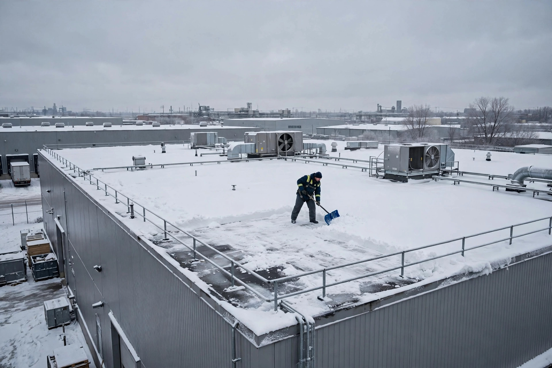 Warehouse Roof Snow Load: The Pre-Winter Math on Snow Removal and Structural Checks