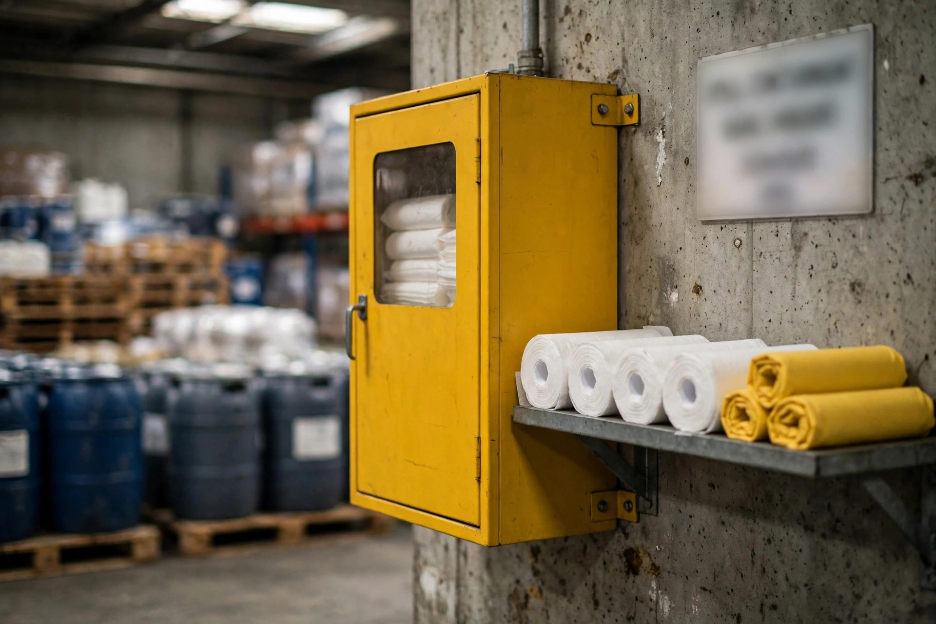 Exigences OSHA pour les kits de déversement en entrepôt : ce qu'il vous faut vraiment