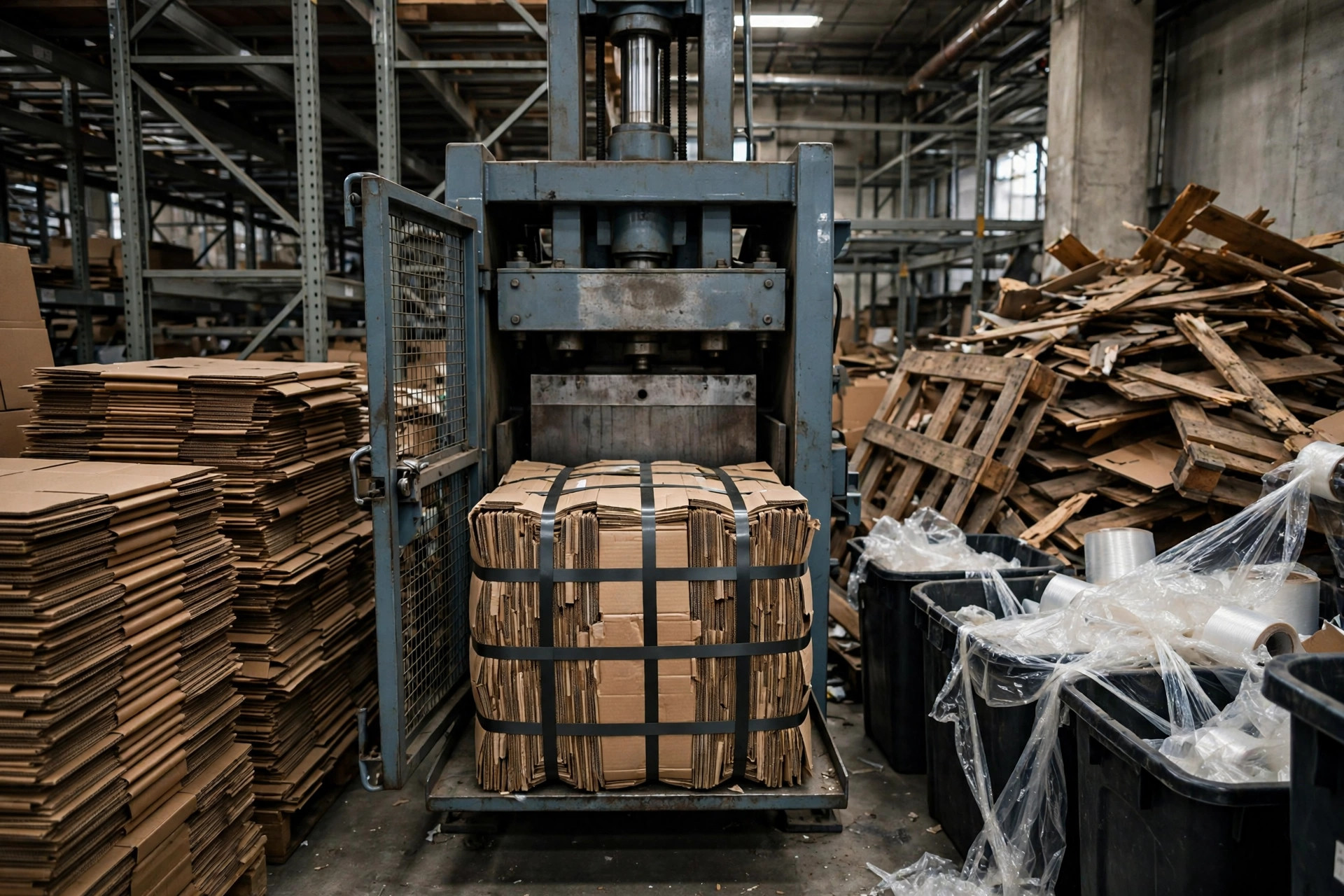 Warehouse Waste Management & Recycling Programs: How a Cardboard Baler Pays for Itself and Pallets Turn Into Revenue