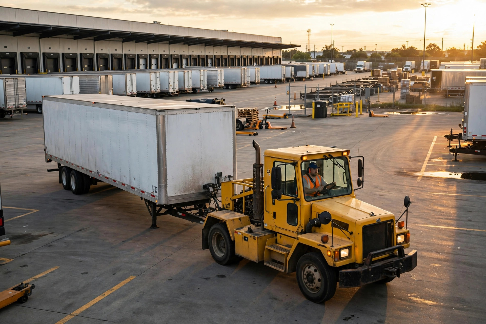 一台 yard 牵引车（spotter truck）到底多少钱：买断、租赁、外包三笔账