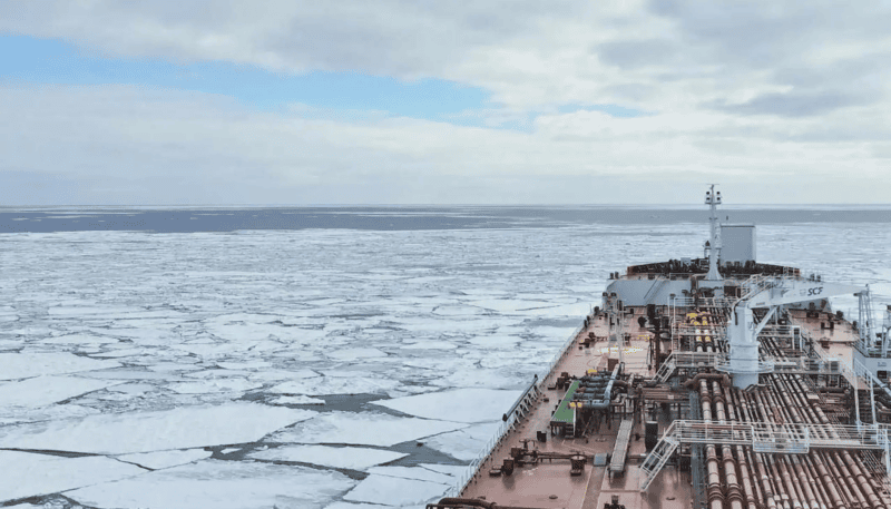 Sanctioned 22-Year-Old Tanker Makes Rare Late-Season Arctic Voyage