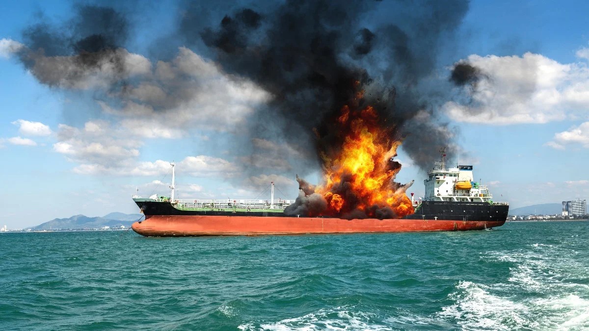 Tankers Are on Fire After Multiple Attacks