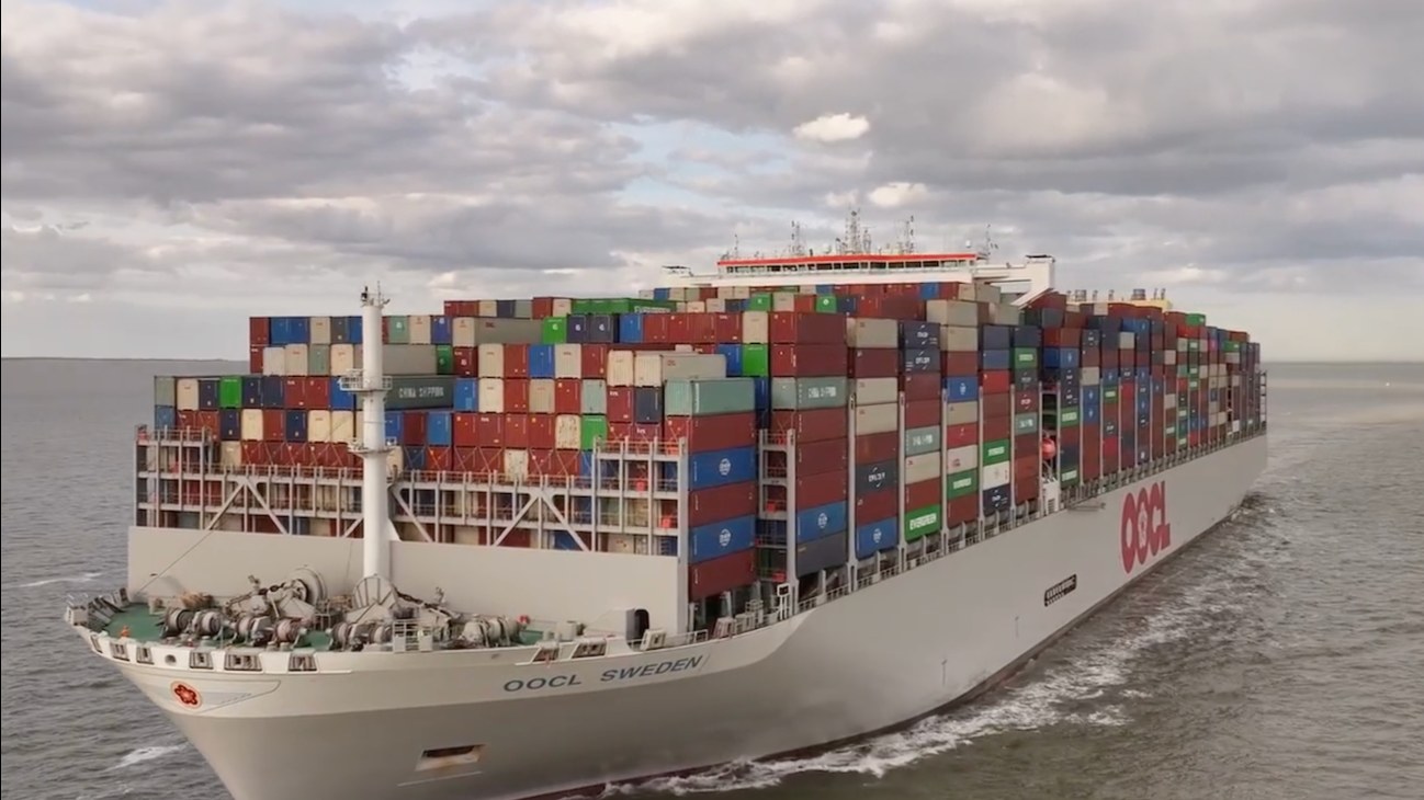 OOCL revenue up 45.1% on trans-Pacific surge