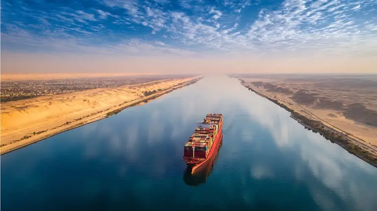 Suez Canal container ship transits exceed 50% of pre-disruption levels