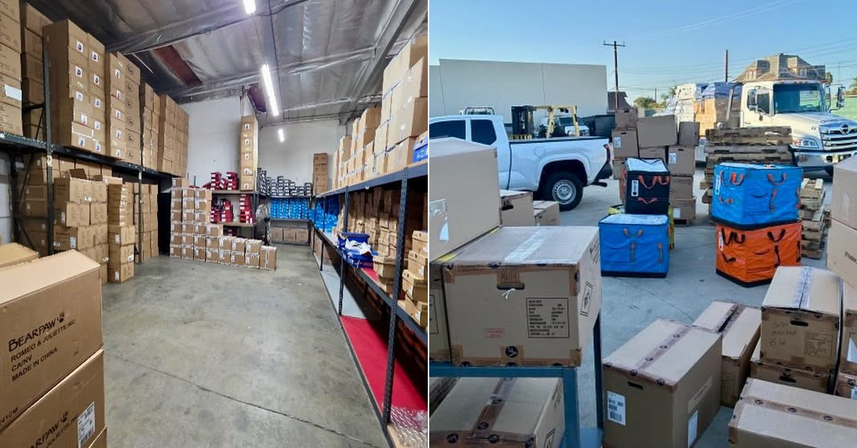 LAPD uncovers $1M in stolen BNSF and Union Pacific rail cargo at Los Angeles–area shoe retailer