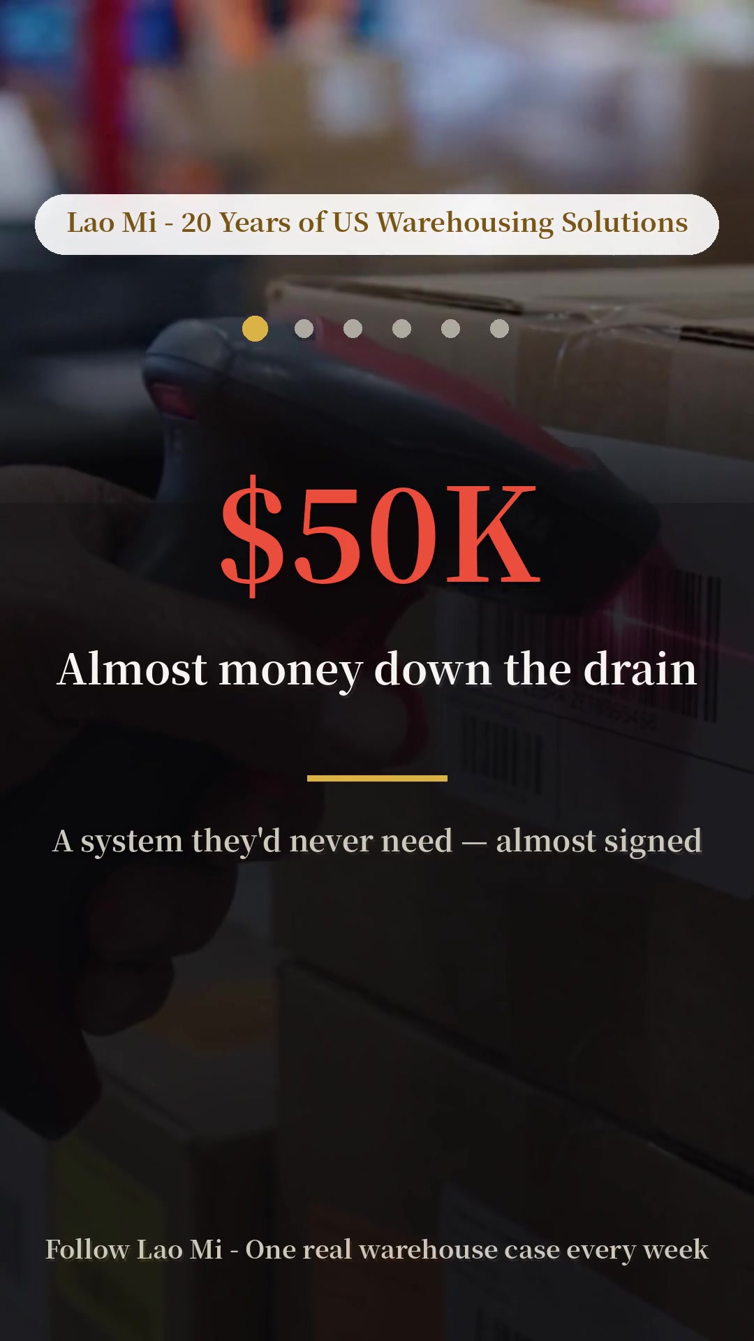 He almost signed a $50K/year WMS. Then he asked 3 questions. #WMS #warehouselogistics #3pl #supplychain #warehousemanagement  